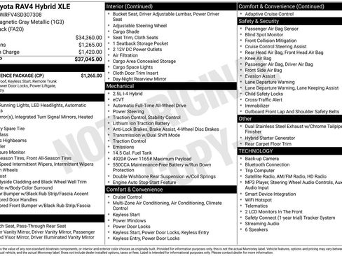 Used 2025 Toyota RAV4 XLE w/ Convenience Package AWD/4WD image 19