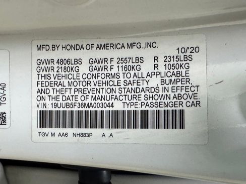 Used 2021 Acura TLX FWD image 11