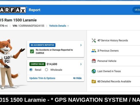 Used 2015 RAM 1500 Laramie w/ Convenience Group RWD image 9