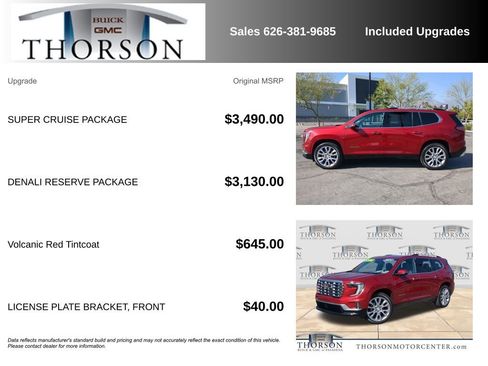 Used 2024 GMC Acadia Denali w/ Super Cruise Package AWD/4WD image 6