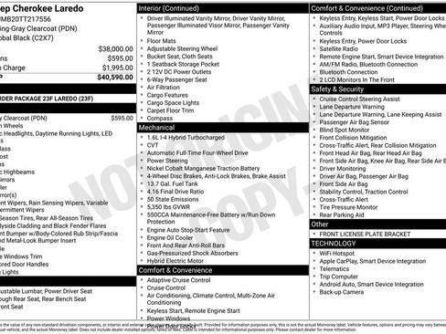 New 2026 Jeep Cherokee Laredo image 3