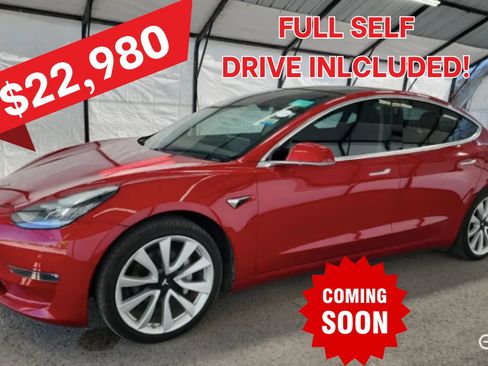 Used 2019 Tesla Model 3 Long Range AWD/4WD image 1