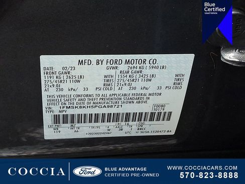 Certified 2023 Ford Explorer ST-Line w/ Class IV Trailer Tow Package AWD/4WD image 28