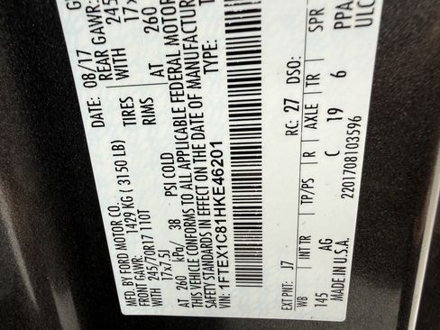 Used 2017 Ford F150 XL w/ Equipment Group 101A Mid image 31