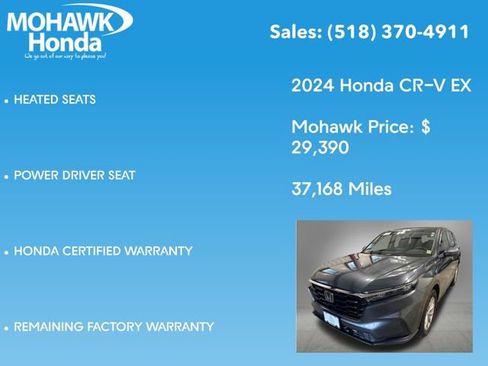 Certified 2024 Honda CR-V EX image 16