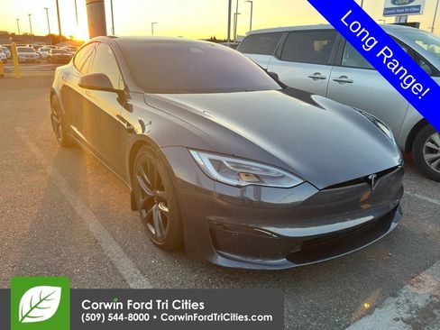 Used 2021 Tesla Model S Long Range AWD/4WD image 1