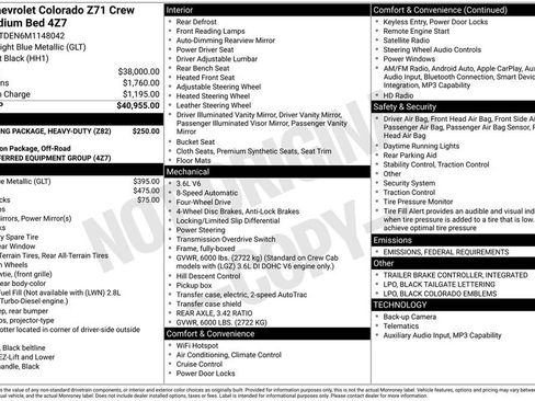 Certified 2021 Chevrolet Colorado Z71 image 27