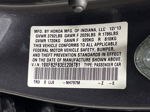 Used 2014 Honda Civic EX image 33