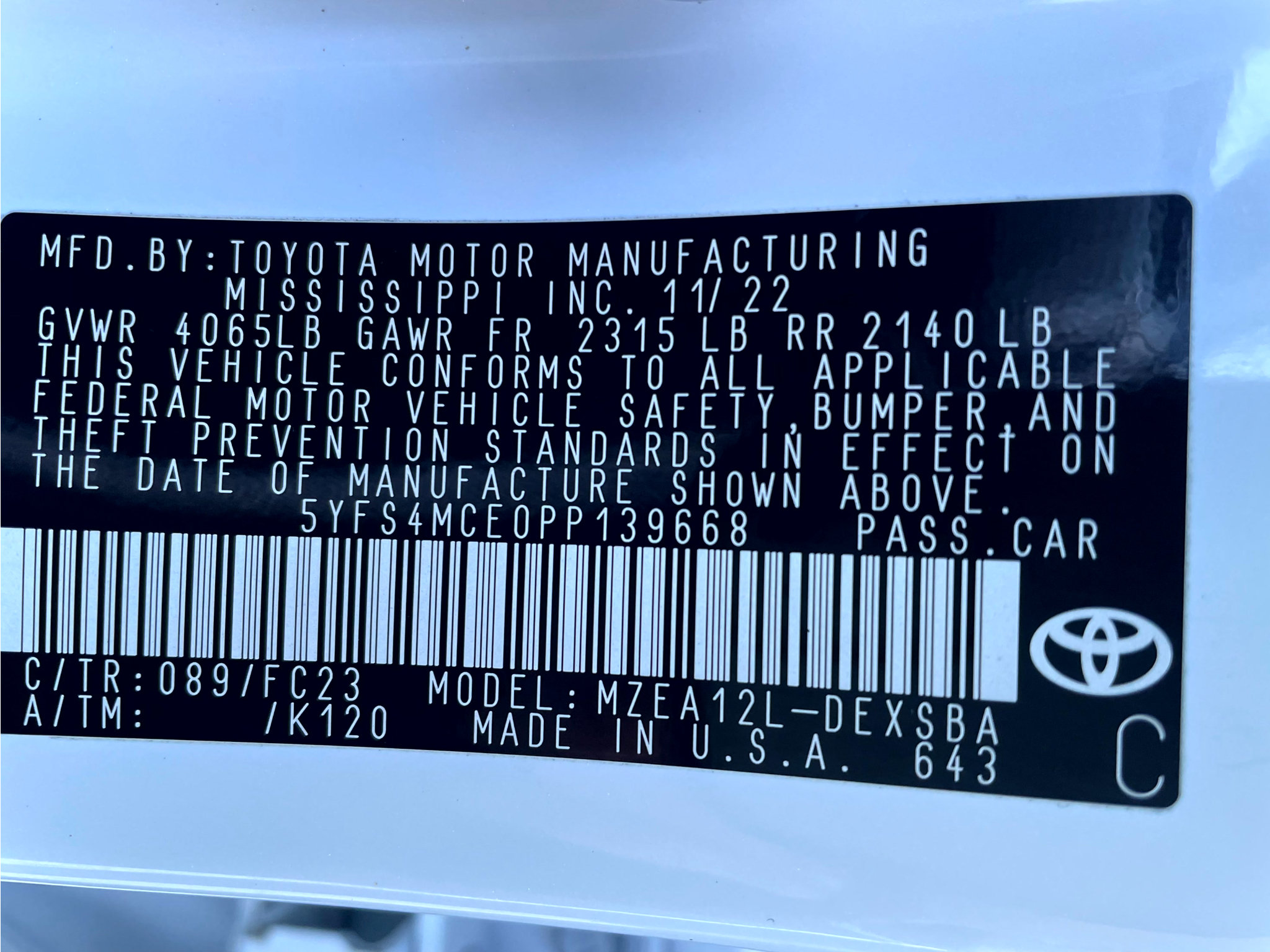 Used 2023 Toyota Corolla SE FWD image 20