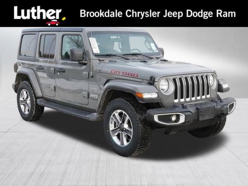 Used 2021 Jeep Wrangler Unlimited Sahara w/ Safety Group image 1