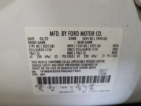 Used 2022 Ford Explorer XLT AWD/4WD image 33