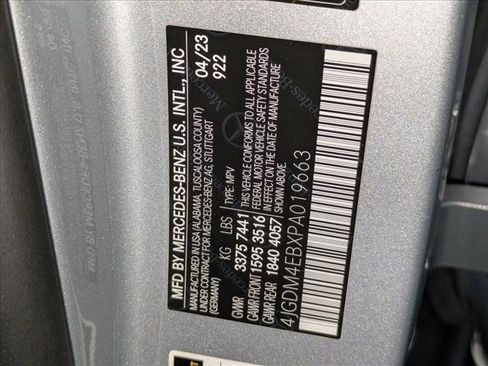 Certified 2023 Mercedes-Benz EQS 580 4MATIC SUV image 25