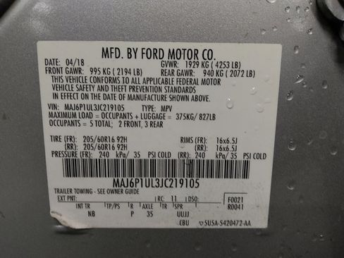 Used 2018 Ford EcoSport SE image 33