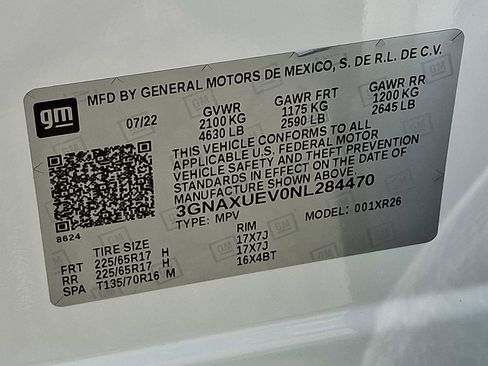 Used 2022 Chevrolet Equinox LT AWD/4WD image 25