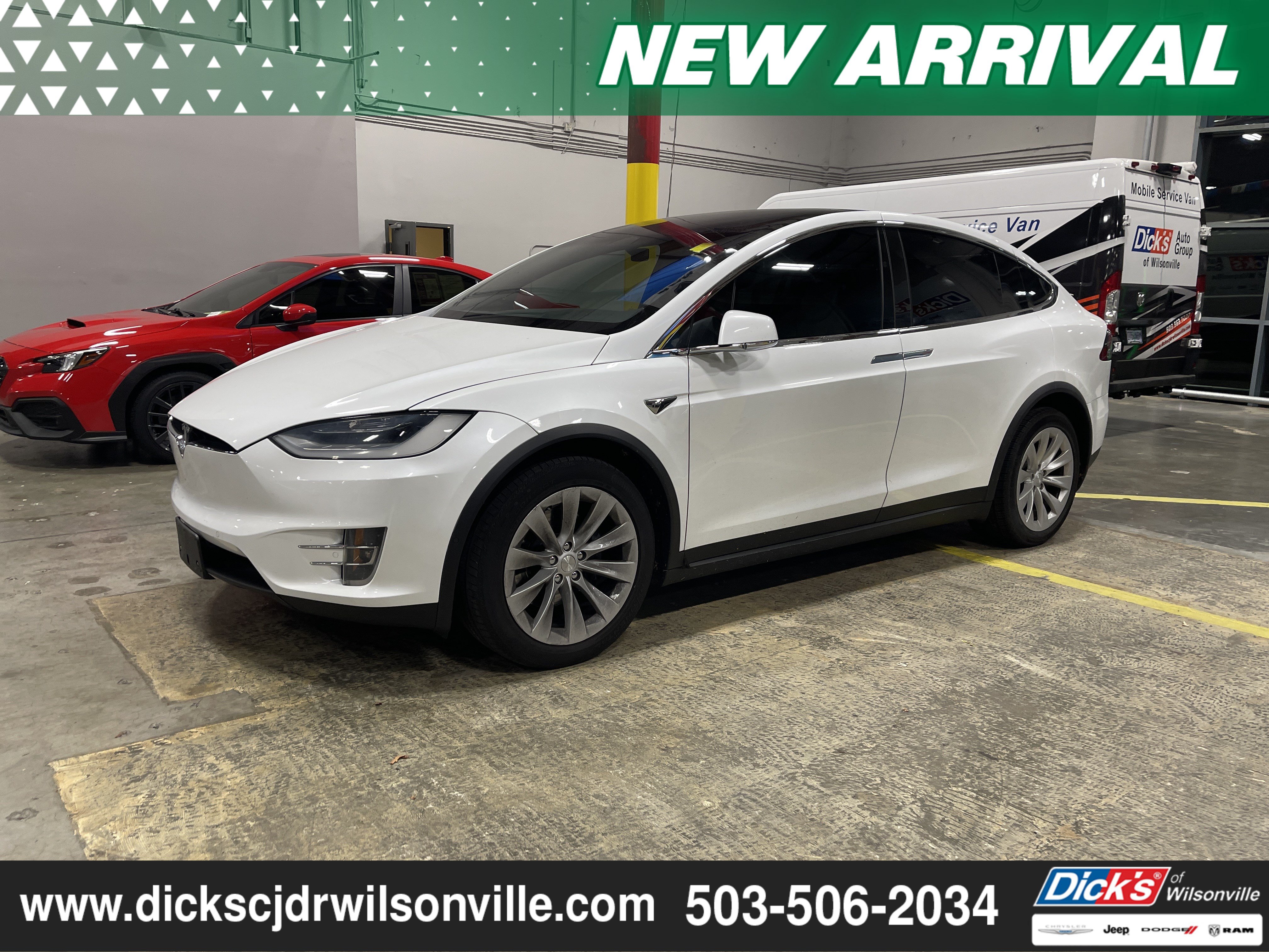 Used 2019 Tesla Model X 75D AWD/4WD image 1