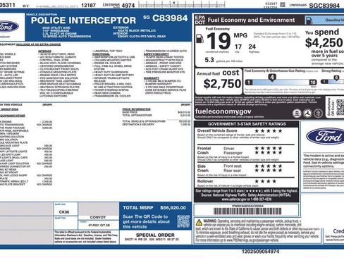 New 2025 Ford Explorer 4WD Police Interceptor w/ Ready For The Road Package image 25