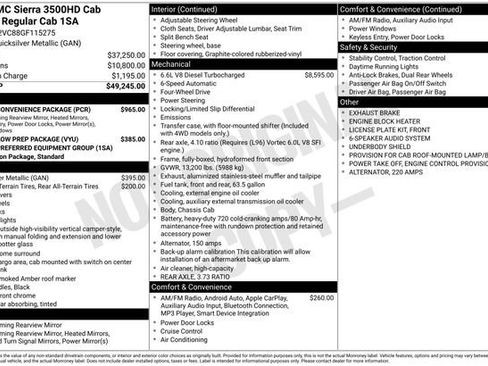 Used 2016 GMC Sierra 3500 Base w/ Sierra Convenience Package image 9