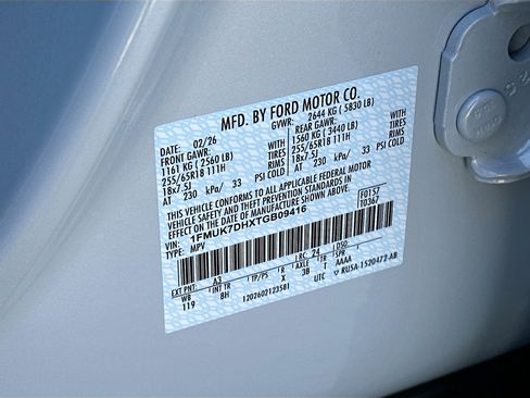 New 2026 Ford Explorer Active image 20