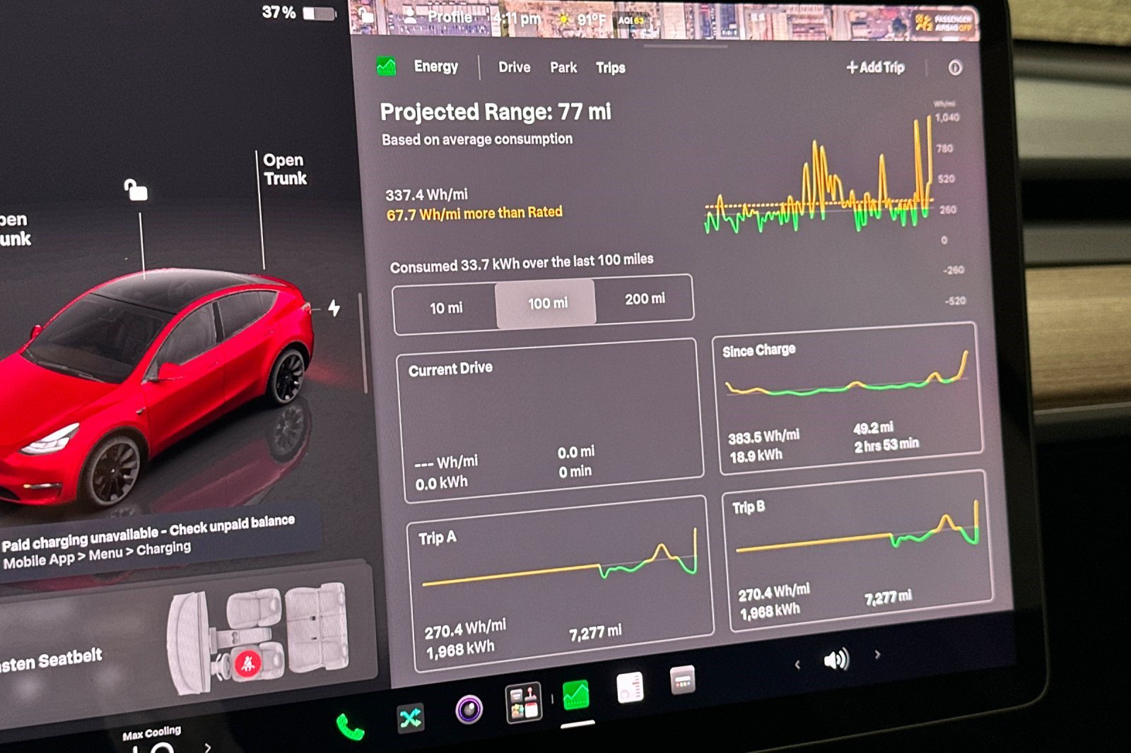Used 2024 Tesla Model Y Long Range AWD/4WD image 21