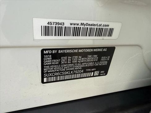 Used 2019 BMW X5 xDrive40i w/ Convenience Package image 20