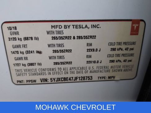 Used 2018 Tesla Model X P100D AWD/4WD image 33