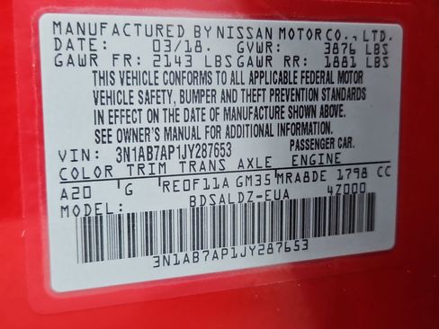 Used 2018 Nissan Sentra SV image 35