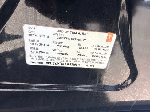 Used 2020 Tesla Model X Performance AWD/4WD image 11