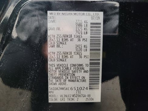 Used 2019 Nissan Pathfinder SV w/ Rock Creek Edition image 33