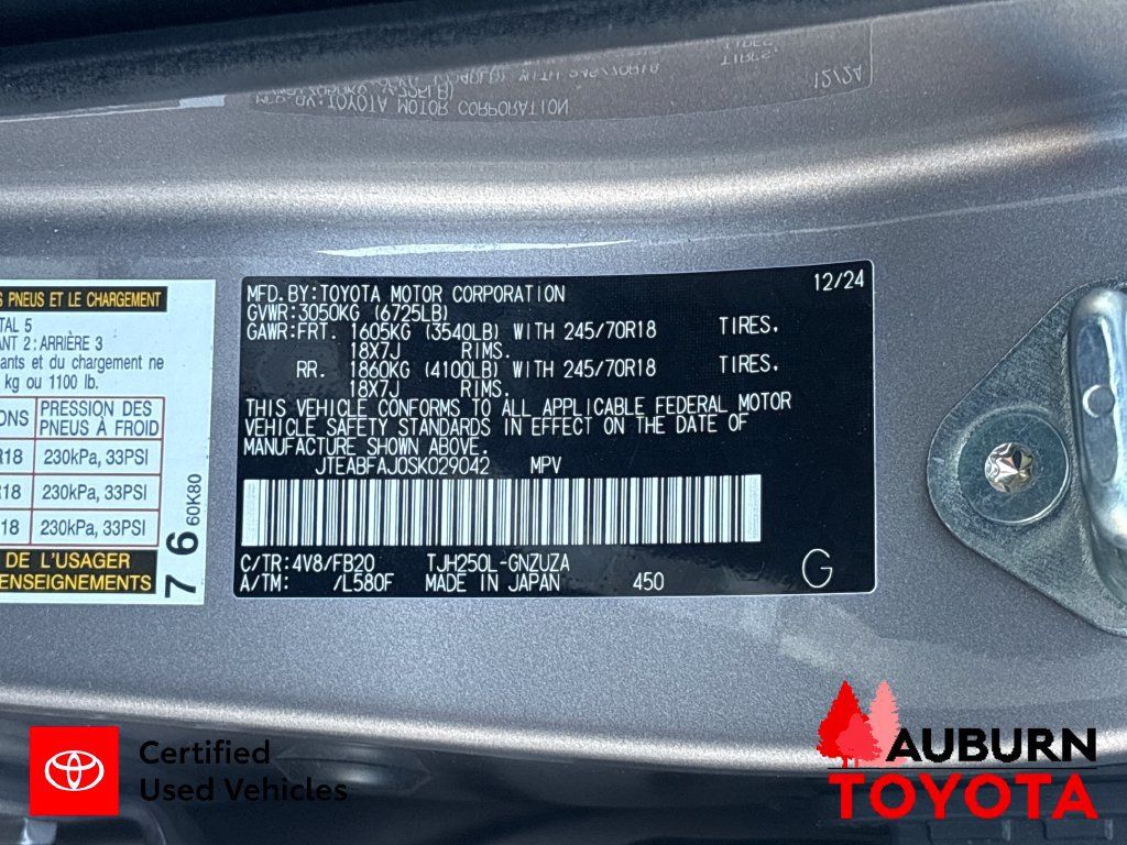 Certified 2025 Toyota Land Cruiser 1958 AWD/4WD image 28