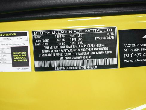 Used 2019 McLaren 600LT image 54