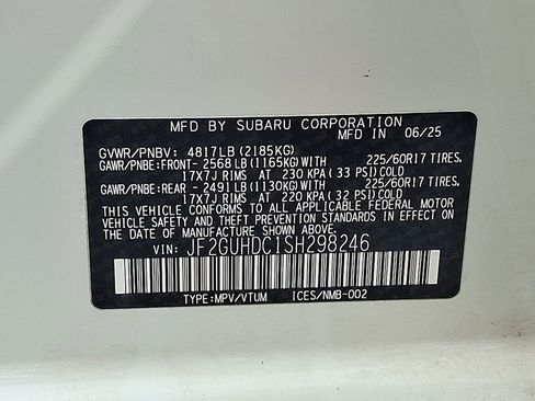 Used 2025 Subaru Crosstrek 2.0i Premium image 26