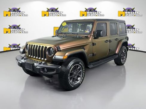 Used 2021 Jeep Wrangler Unlimited Sahara AWD/4WD image 1