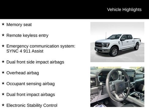 Used 2024 Ford F150 Lariat AWD/4WD image 14
