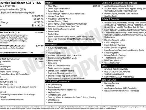 New 2026 Chevrolet TrailBlazer ACTIV w/ Convenience Package image 2