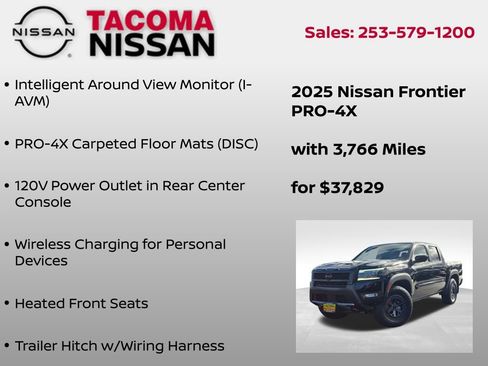 Used 2025 Nissan Frontier PRO-4X w/ Pro Convenience Package AWD/4WD image 31