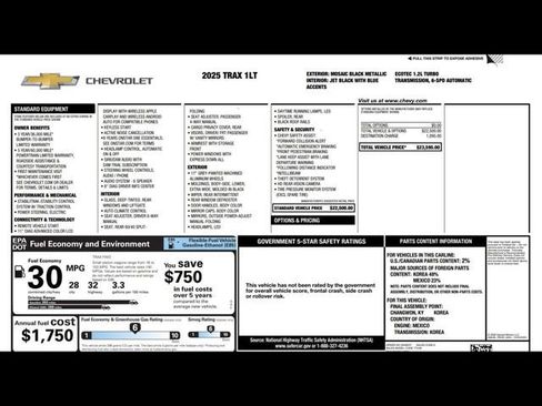 Used 2025 Chevrolet Trax LT image 3