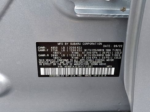 Certified 2023 Subaru Outback Onyx Edition image 27