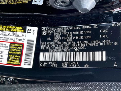 New 2026 Toyota Highlander Platinum AWD/4WD image 22