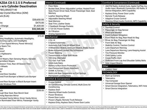 Certified 2024 MAZDA CX-5 AWD 2.5 S w/ Preferred Package image 26