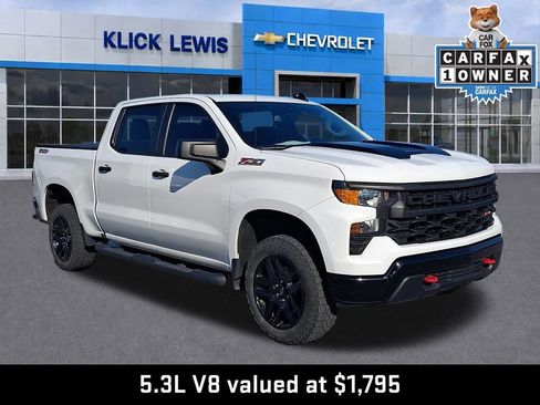 Used 2022 Chevrolet Silverado 1500 Custom Trail Boss w/ LPO, Dark Essentials Package AWD/4WD image 1