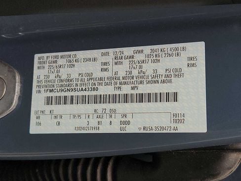 Used 2025 Ford Escape Active AWD/4WD image 27