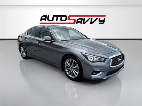 Used 2023 INFINITI Q50 Luxe w/ Cargo Package RWD image 1