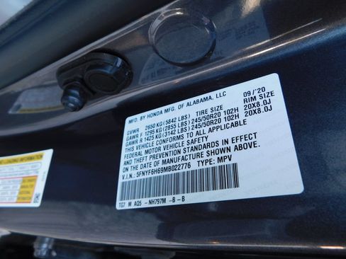 Certified 2021 Honda Pilot Touring image 12