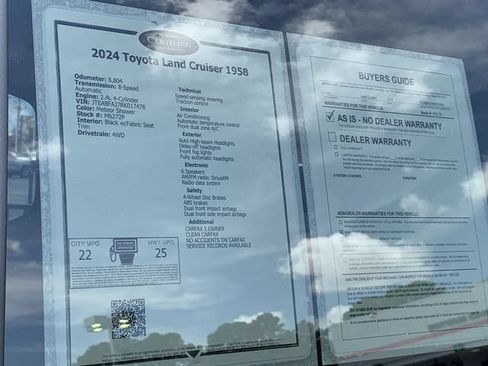 Used 2024 Toyota Land Cruiser 1958 AWD/4WD image 37