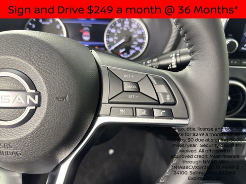 New 2025 Nissan Sentra SV w/ All-Weather Package image 14