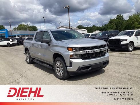 Used 2021 Chevrolet Silverado 1500 Custom AWD/4WD image 1