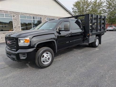 Used 2015 GMC Sierra 3500 4x4 Crew Cab w/ Snow Plow Prep Package image 1
