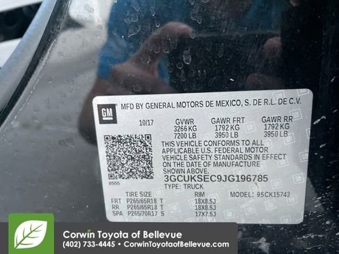 Used 2018 Chevrolet Silverado 1500 LTZ Z71 w/ LTZ Plus Package image 25