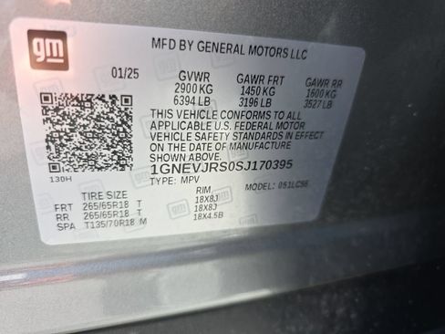 Certified 2025 Chevrolet Traverse Z71 w/ Driver Confidence Package AWD/4WD image 35