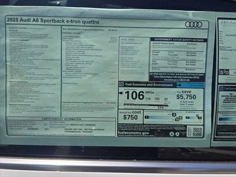 Used 2025 Audi A6 e-tron Premium Plus AWD/4WD image 20